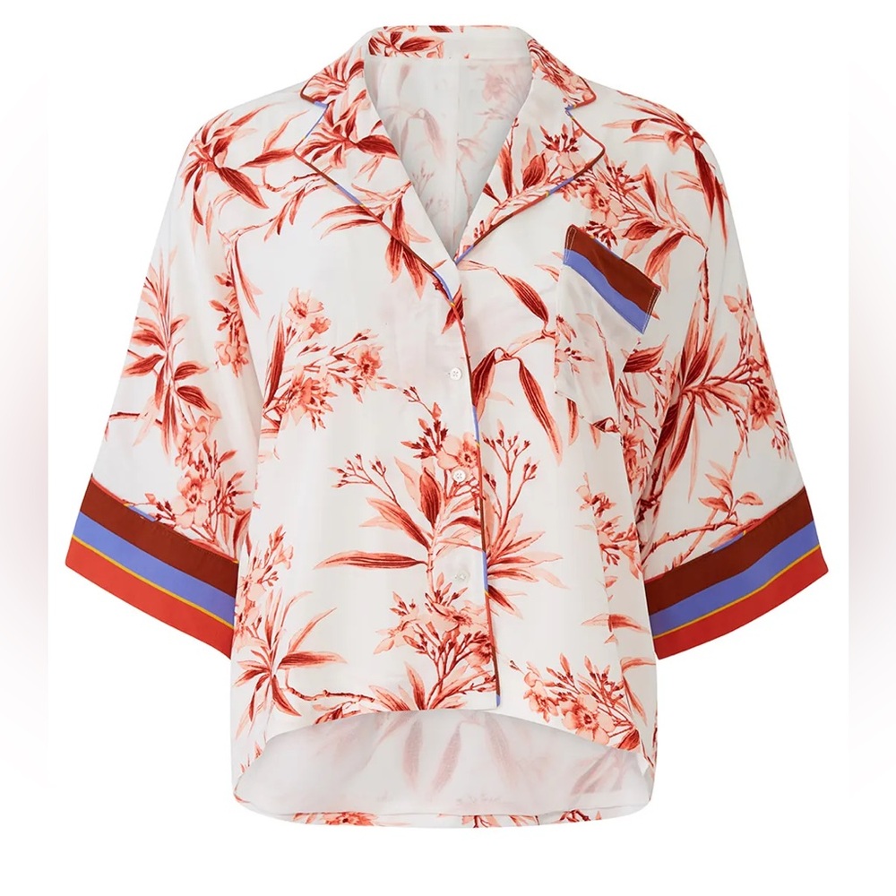 👘Joie Bayley Kimono Sleeve Button Down Top, Size XS - Picture 3 of 14